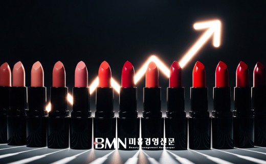 립스틱 가격 상승 흐름을 보여주는 이미지