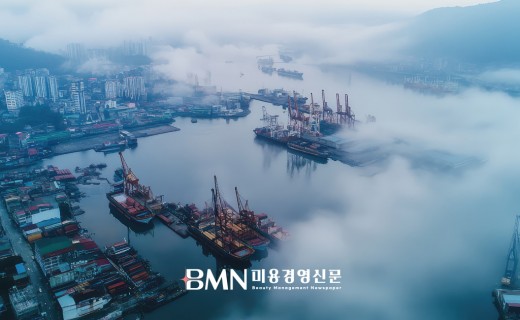 화장품 원료 수입 물류 컨테이너 선박 공급망