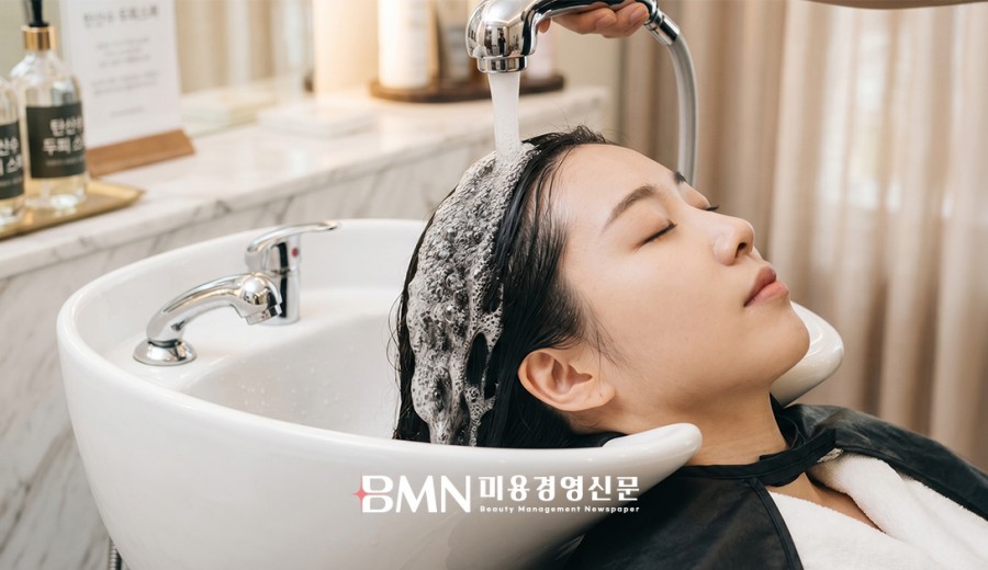 굵은 스크럽으로 두피 긁지 마세요… ‘탄산 스파’ 미세 기포가 전하는 정화의 과학