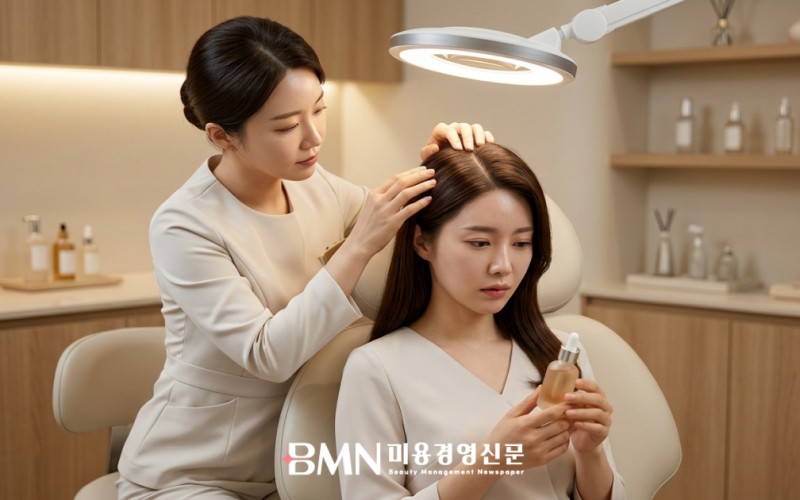 두피 앰플을 들고 온 고객에게 살롱이 먼저 물어야 할 것은 성분이 아니라 두피의 현재 상태다